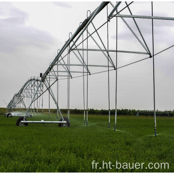 système d&#39;irrigation permanent à pivot central de roue